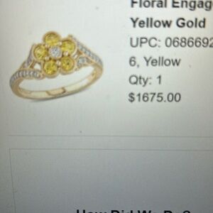 Sapphire ring size 6